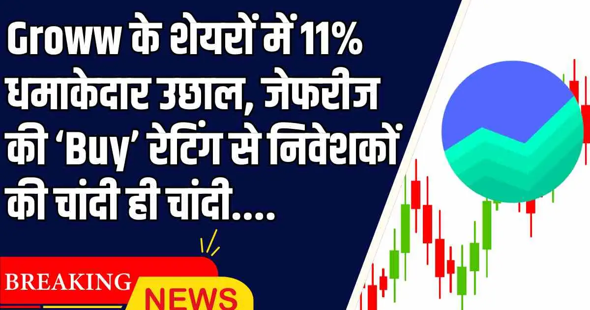 Groww के शेयरों में 11% धमाकेदार उछाल, जेफरीज की ‘Buy’ रेटिंग से निवेशकों की चांदी ही चांदी....