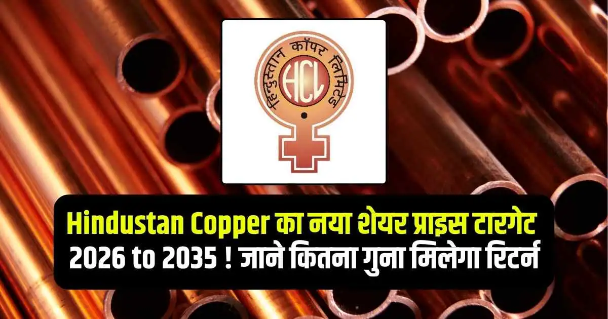 Hindustan Copper का नया शेयर प्राइस टारगेट 2026 to 2035 ! जाने कितना गुना मिलेगा रिटर्न